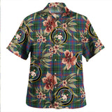 Clan Wood Modern Tartan Hawaiian Aloha Shirt WT1674