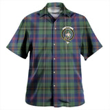 Clan Wood Modern Crest Tartan Hawaiian Aloha Shirt WW530