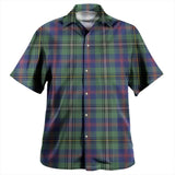 Clan Wood Modern Tartan Hawaiian Aloha Shirt W576