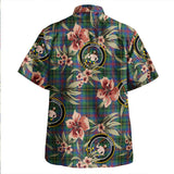 Clan Wood Modern Tartan Hawaiian Aloha Shirt WT1674