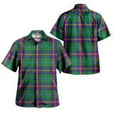 Clan Young Modern Tartan Hawaiian Aloha Shirt W560