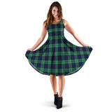 Clan Abercrombie Tartan Sleeveless Midi Womens Dress VS1194