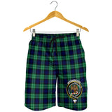 Clan Abercrombie Crest Tartan Mens Shorts NS981