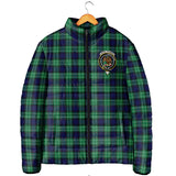 Clan Abercrombie Crest Tartan Padded Jacket RF1