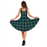 Clan Abercrombie Tartan Sleeveless Midi Womens Dress VS1194