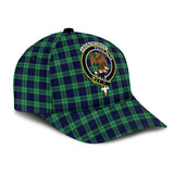 Abercrombie Tartan Classic Cap with Family Crest