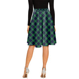 Clan Abercrombie Tartan Melete Pleated Midi Skirt V1193