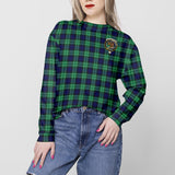 Clan Abercrombie Crest Tartan Sweatshirt HC982