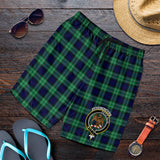 Clan Abercrombie Crest Tartan Mens Shorts NS981