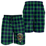 Clan Abercrombie Crest Tartan Mens Shorts NS981