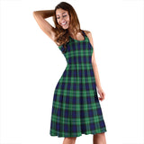 Clan Abercrombie Tartan Sleeveless Midi Womens Dress VS1194