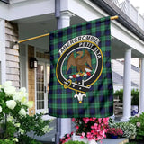 Clan Abercrombie Crest Tartan Flag CF1