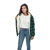 Clan Abercrombie Tartan Sherpa Hoodie - Classic Style CS 1178