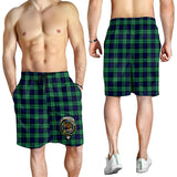 Clan Abercrombie Crest Tartan Mens Shorts NS981