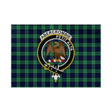 Clan Abercrombie Crest Tartan Flag CF1