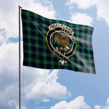 Clan Abercrombie Crest Tartan Flag CF1