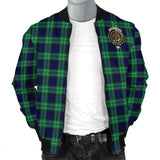 Clan Abercrombie Crest Tartan Bomber Jacket ZJ1