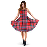 Clan Aberdeen District Tartan Sleeveless Midi Womens Dress VS1193