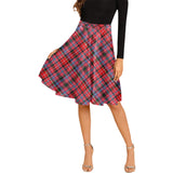 Clan Aberdeen District Tartan Melete Pleated Midi Skirt V1192