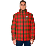 Clan Adair Crest Tartan Padded Jacket RF3