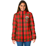 Clan Adair Crest Tartan Padded Jacket RF3