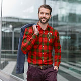 Clan Adair Crest Tartan Long Sleeve Shirt PC979