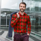 Clan Adair Tartan Long Sleeve Shirt P1210