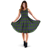 Clan Adam Tartan Sleeveless Midi Womens Dress VS1190