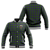 Clan Adam Crest Tartan Baseball Jacket JM978