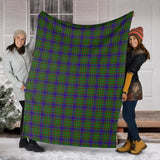 Clan Adam Tartan Blanket U5