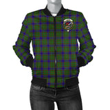 Clan Adam Crest Tartan Bomber Jacket ZJ4