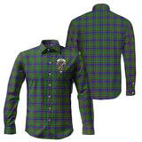 Clan Adam Crest Tartan Long Sleeve Shirt PC978