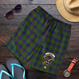 Clan Adam Crest Tartan Mens Shorts NS978