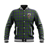 Clan Adam Crest Tartan Baseball Jacket JM978