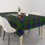 Clan Adam Tartan Tablecloth Golden Sword of Courageous Legacy BG4