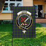 Clan Adam Crest Tartan Flag CF4