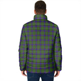 Clan Adam Crest Tartan Padded Jacket RF4