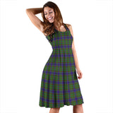 Clan Adam Tartan Sleeveless Midi Womens Dress VS1190