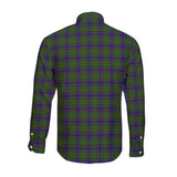 Clan Adam Crest Tartan Long Sleeve Shirt PC978