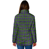 Clan Adam Crest Tartan Padded Jacket RF4