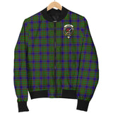 Clan Adam Crest Tartan Bomber Jacket ZJ4