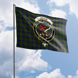 Clan Adam Crest Tartan Flag CF4