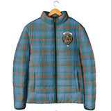 Clan Agnew Ancient Crest Tartan Padded Jacket RF5