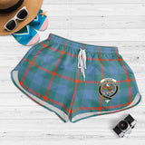 Clan Agnew Ancient Crest Tartan Womens Shorts NW2169