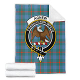 Clan Agnew Ancient Crest Tartan Blanket UC6