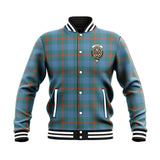 Clan Agnew Ancient Crest Tartan Baseball Jacket JM977