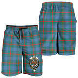 Clan Agnew Ancient Crest Tartan Mens Shorts NS977