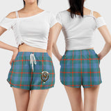 Clan Agnew Ancient Crest Tartan Womens Shorts NW2169