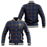 Clan Agnew Modern Crest Tartan Baseball Jacket JM976