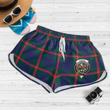 Clan Agnew Modern Crest Tartan Womens Shorts NW2168